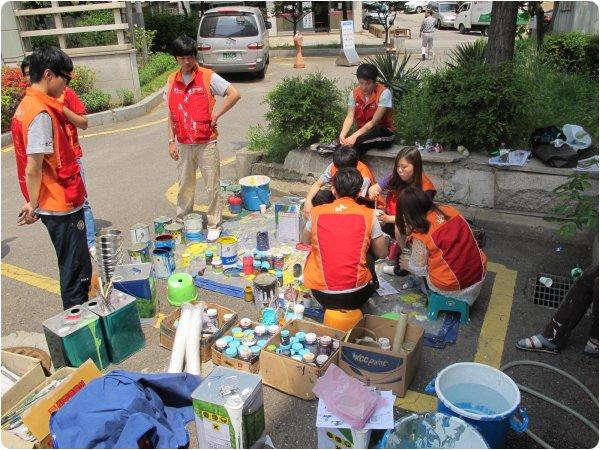 연수구자원봉사센터-담사랑 봉사단 새누리 사회복귀시설 벽화봉사실시의 1번째 이미지